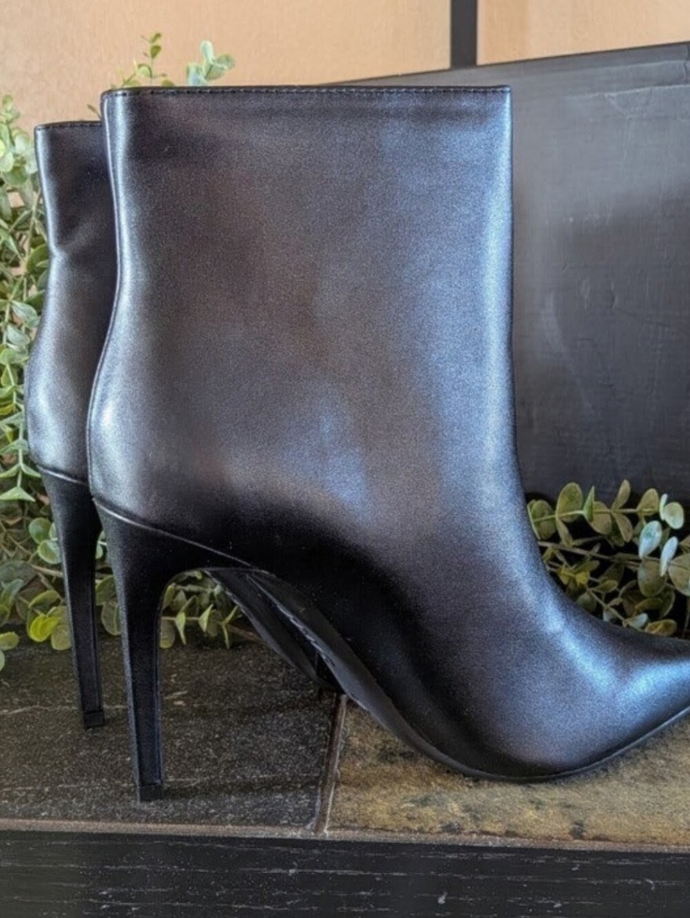 NWT! I.N.C. Women's Black Pointed-Toe Stiletto Booties Size 10M